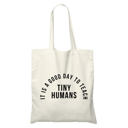 Be Buz Teacher Appreciation Gift tote Bag Its a Good Day to Teach gift for women funny Reusable tote bag natural