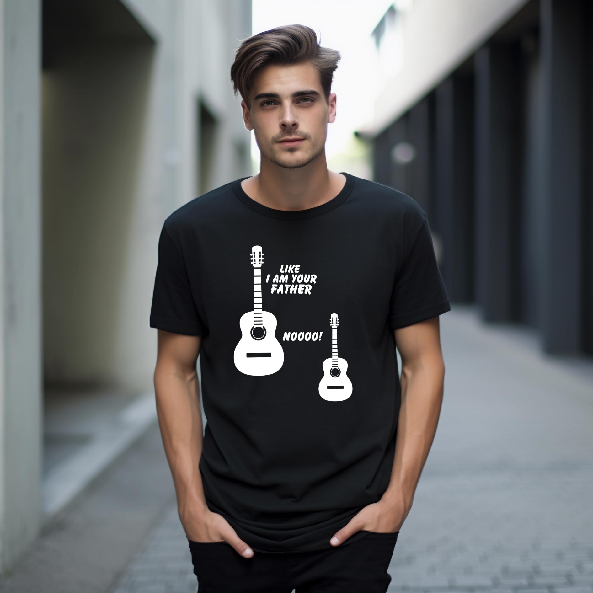 Like I am Your Father Funny Printed Black Adults Unisex Men Women Summer Winter Cotton Crew Neck Casual T-Shirt - Top Tee