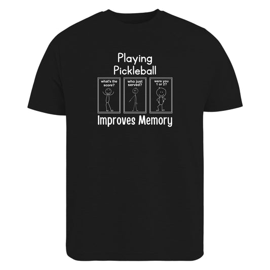 Be Buz Playing Pickleball Improves Memory T-Shirt for Women Gift for Pickleball Players Memory Booster Shirt - Top Tee