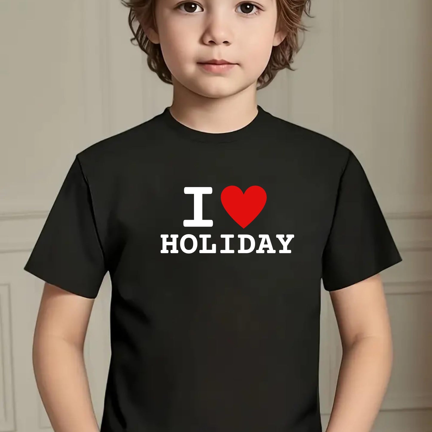 Be Buz I Love Custom T-Shirt I Heart Personalised Cotton T-Shirt, White and Black, XS-XXL Adults and Kids Gift for Him, Her - Top Tee