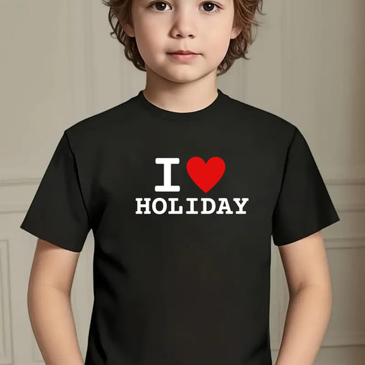 Be Buz I Love Custom T-Shirt I Heart Personalised Cotton T-Shirt, White and Black, XS-XXL Adults and Kids Gift for Him, Her - Top Tee