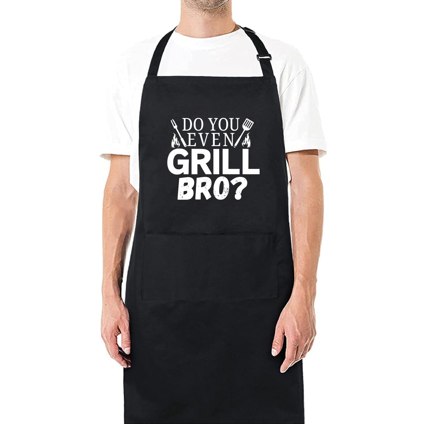 Do You Even Grill Bro Funny Aprons for Men Printed Apron Gift for Him Chef Apron Kitchen Apron BBQ Apron Gift Baking Apron Father Day Gift