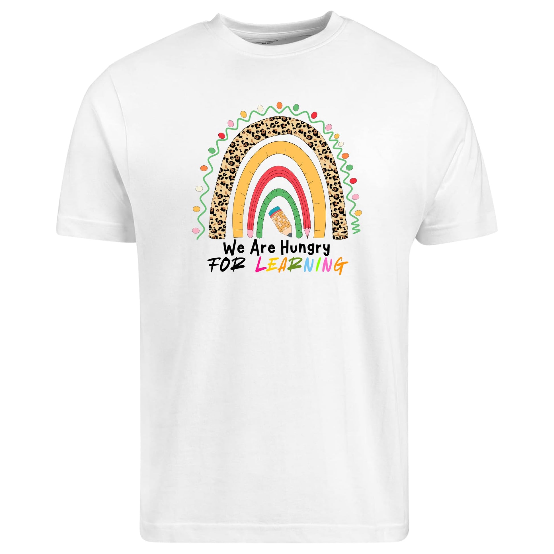 Be Buz We are Hungry for Learning Shirt Funny Teacher T-Shirt Back to School Tee 1st Day of School Teacher Appreciation Gift - Top Tee