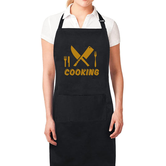 Cooking Funny Apron Dad Aprons Gift for Him Aprons for Mens Chef Apron Kitchen Apron BBQ Apron Grill Apron Father Day Gift Black Apron - Top Tee