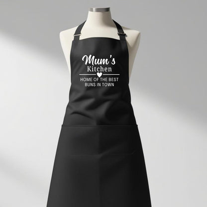 Custom Name Kitchen Apron Personalised Chef Aprons Grill Apron Gift for Him Her Aprons for Mens and Womens Dad Apron Kitchen Apron BBQ Apron Father Day Gift Black Apron