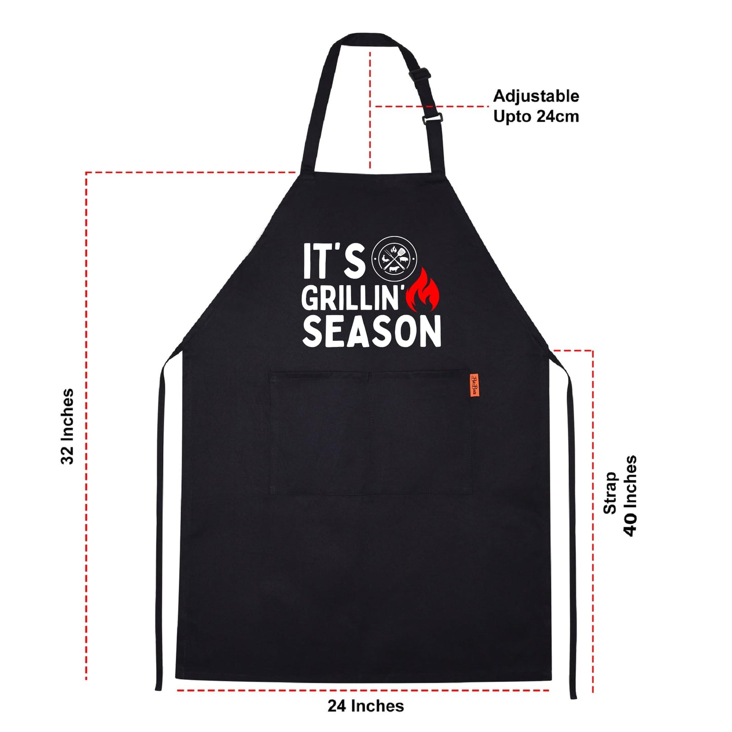 Its Grillin Season Funny Aprons for Women Printed Apron Gift for Her Chef Apron Kitchen Apron BBQ Apron Gift Baking Apron Father Day Gift