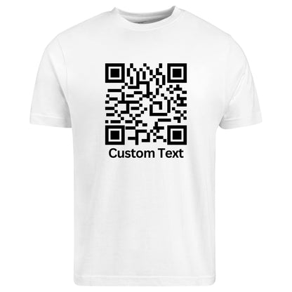 Be Buz Custom QR Code T-Shirt Customized Your Own Qr Shirt Personalized Tee for Men and Women - Top Tee