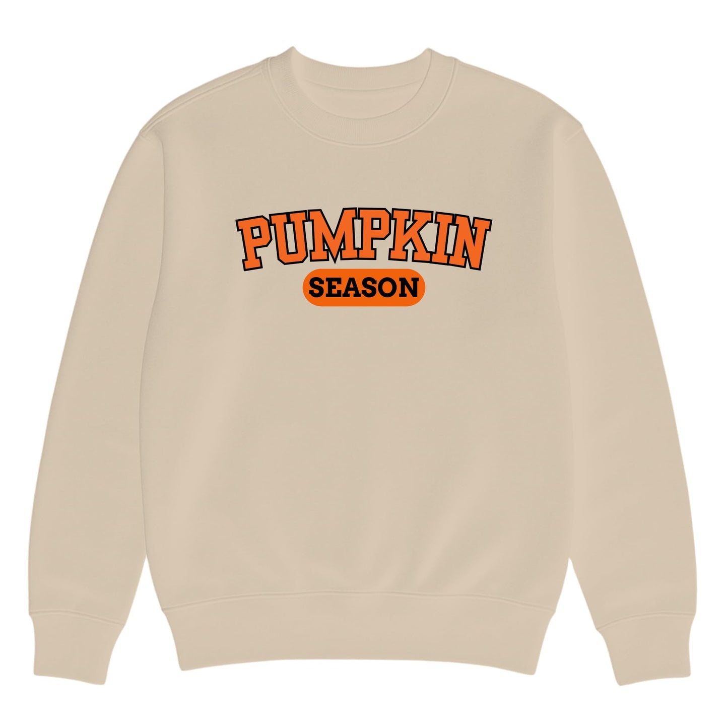 Be Buz Pumpkin Season Sweatshirt Crewneck Women and Men Autumn Halloween Pullover Unisex Sweater for Pumpkin Lovers