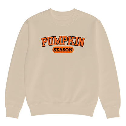 Be Buz Pumpkin Season Sweatshirt Crewneck Women and Men Autumn Halloween Pullover Unisex Sweater for Pumpkin Lovers