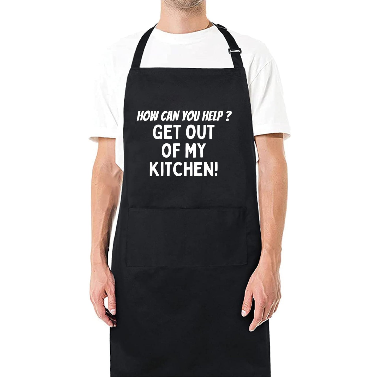 How Can You Help? Get Out of My Kitchen Funny Aprons for Women Printed Apron Gift for Her Chef Apron Kitchen Apron BBQ Apron Gift Baking Apron Mother Day Gift