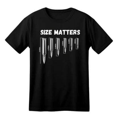 Size Matters - Funny Sarcastic T-Shirt - Top Tee