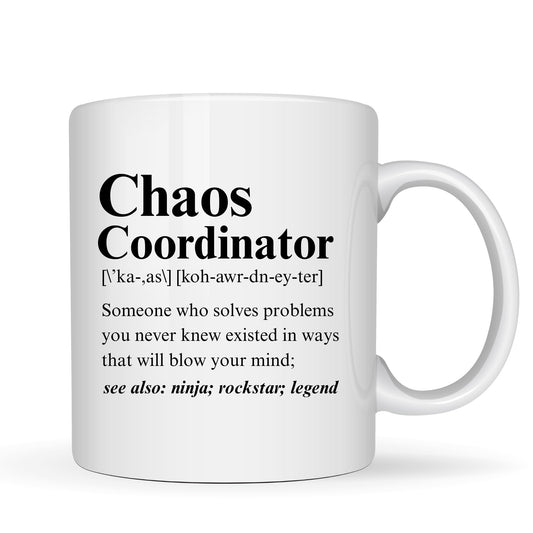 Chaos Coordinator Coffee Mug - 11oz Ceramic Coffee Cup