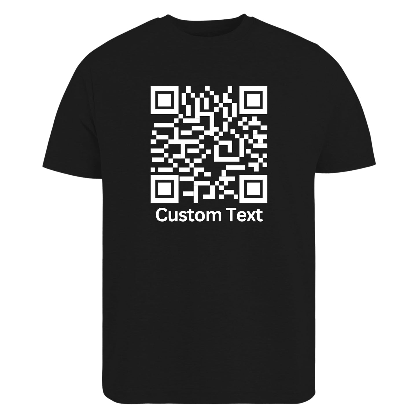 Be Buz Custom QR Code T-Shirt Customized Your Own Qr Shirt Personalized Tee for Men and Women - Top Tee