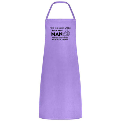 This Is a Manly Apron Funny Multicolor BBQ and Cooking Apron for Men Grill Master Gift for Him Father’s Day Weddings and Parties