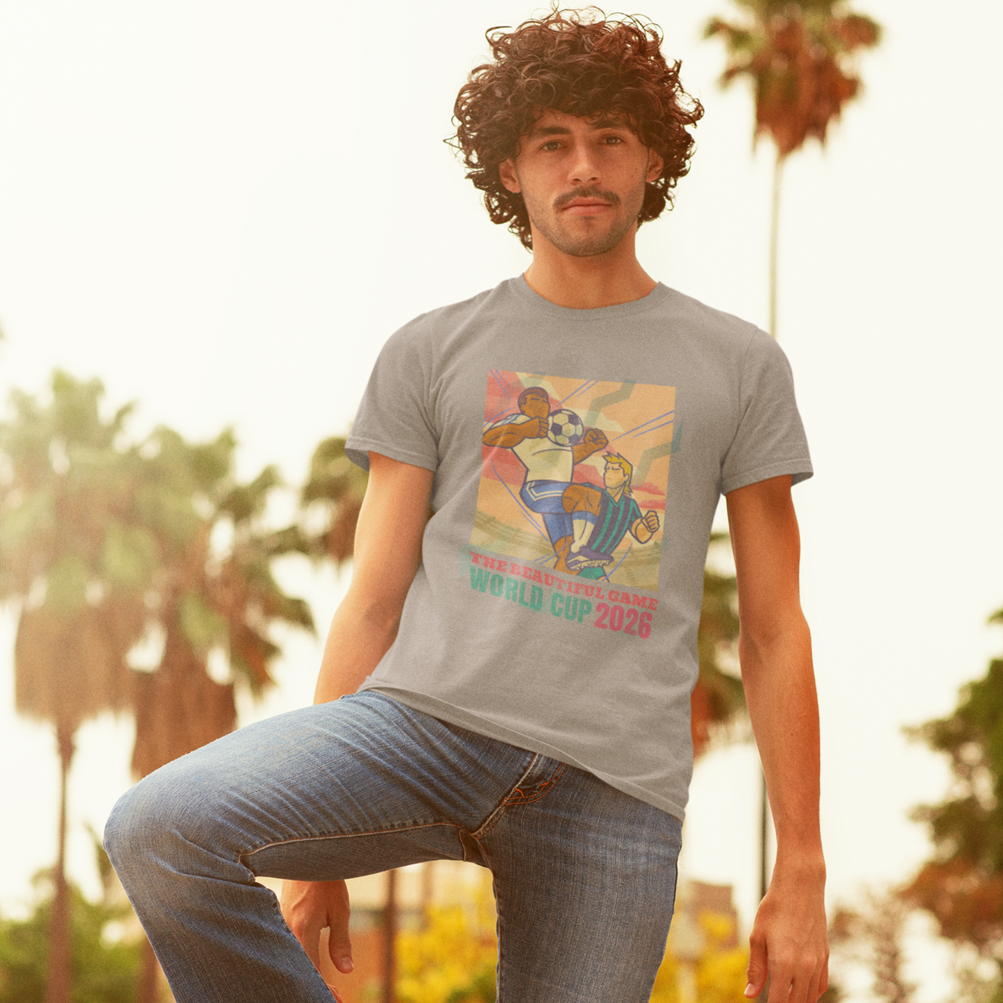 The Beautiful Game – Retro World Cup 2026 T-Shirt | Vintage Football Graphic Tee | FIFA Fan Gift - Top Tee
