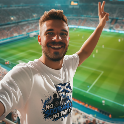 No Scotland No Party | Scotland Fan T-Shirt | World Cup 2026 Football Gift