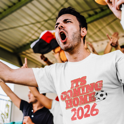 It's Coming Home 2026 | Retro Football T-Shirt | England Fan Gift
