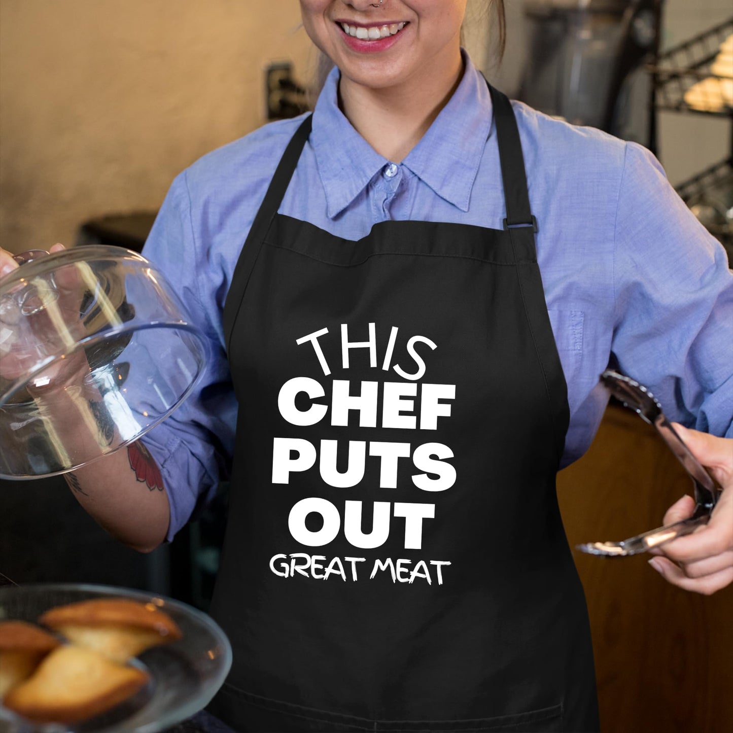 Be Buz This Chef Puts Out Great Meat Funny Aprons for men Printed Apron Gift for Her Chef Apron Kitchen Apron BBQ Apron Gift Baking Apron Father Day Gift