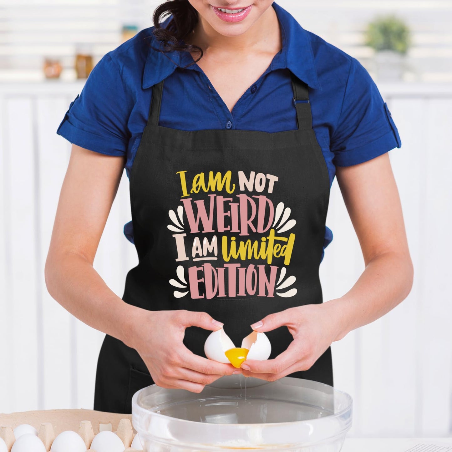 I am Not Weird I am Limited Edition Funny Aprons for men Printed Apron Gift for Her Chef Apron Kitchen Apron BBQ Apron Gift Baking Apron Father Day Gift
