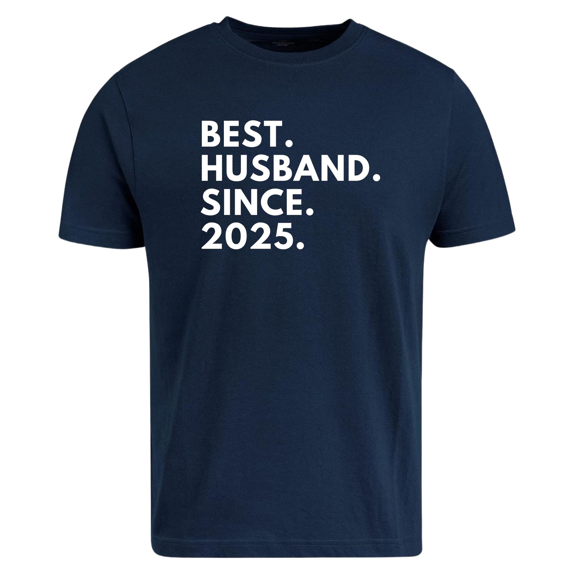Be Buz Best Husband T-Shirt Personalized Anniversary Shirt for Husband Custom Year Gift Tee for Him Birthday, Wedding, or Valentine’s Day Present - Top Tee