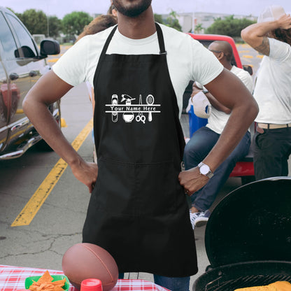 Custom Name Barber Apron Personalized Haircutting Apron for Barbers and Hairstylists Adjustable, Water-Resistant, and Stylish Professional Grooming Apron