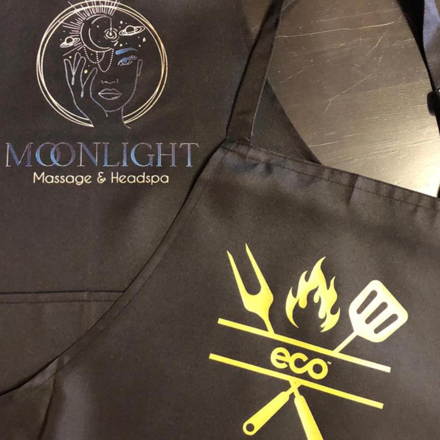 Personalised Apron for Women with Custom Print |Add Logo or Text | Aprons for Cooking Lovers| Personalized Gifts for Birthdays, Christmas| Chef Aprons for Men and Women