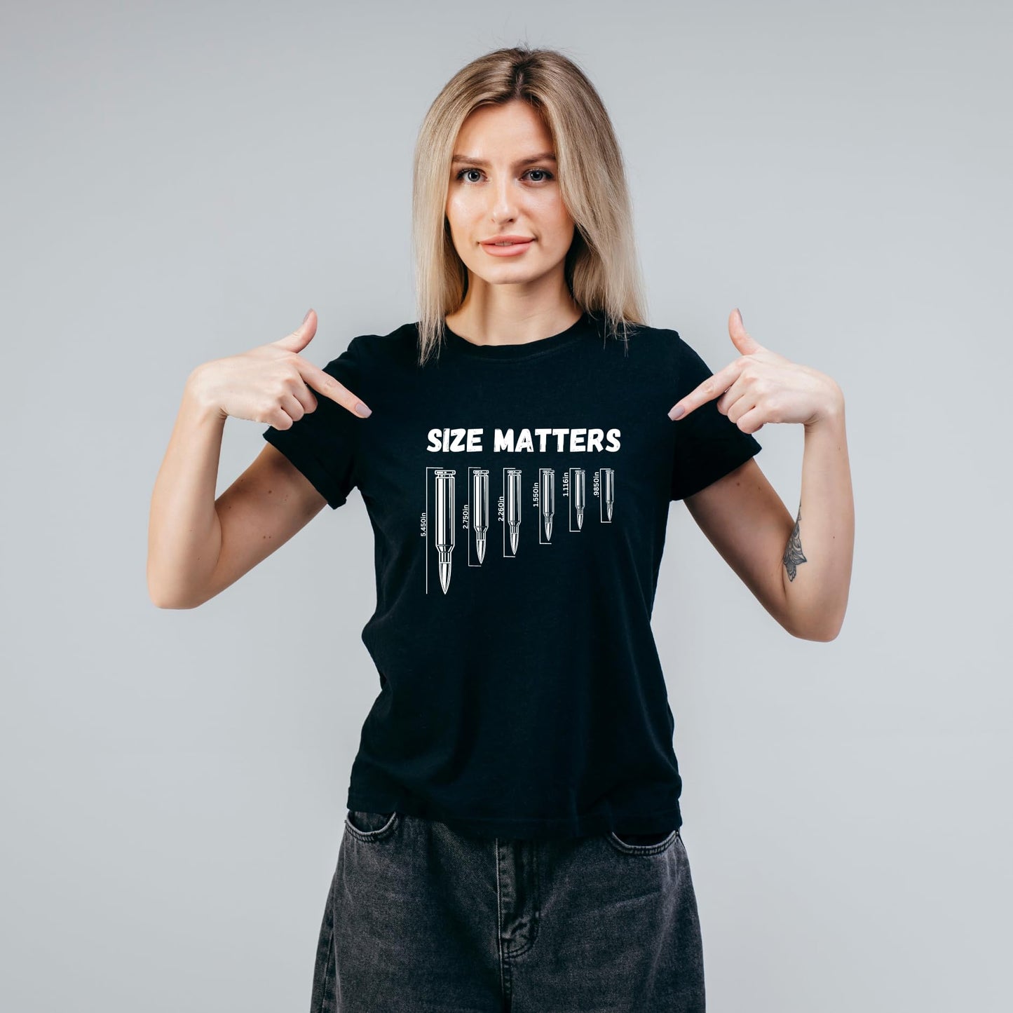 Size Matters - Funny Sarcastic T-Shirt - Top Tee