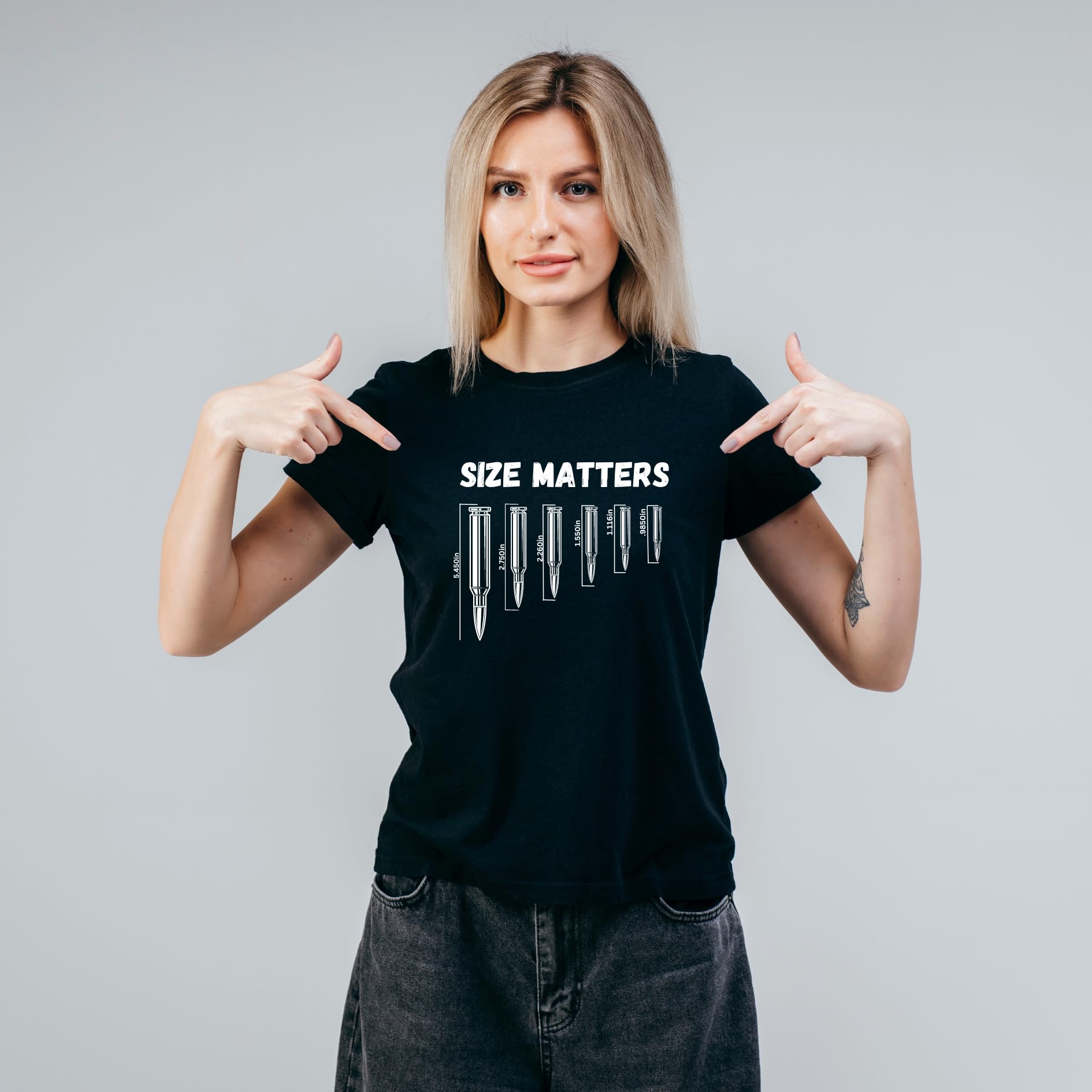 Size Matters - Funny Sarcastic T-Shirt - Top Tee
