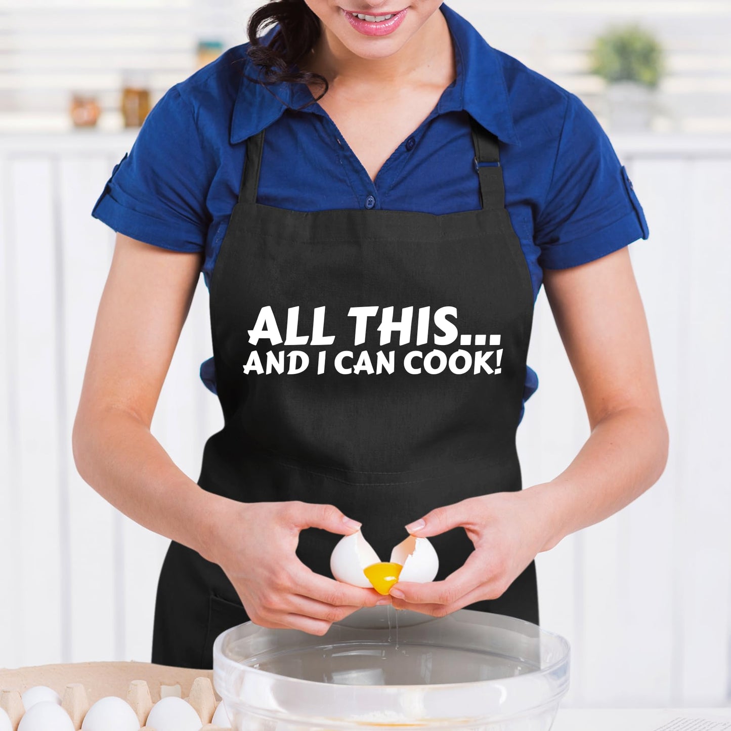 All This.. And I Can Cook Funny Aprons for men Printed Apron Gift for Her Chef Apron Kitchen Apron BBQ Apron Gift Baking Apron Father Day Gift