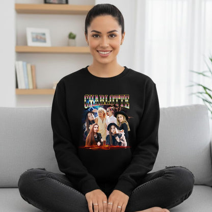 Personalized Bootleg Rap Tee, Sweatshirt, and Hoodie, Retro 90s Style Vintage Graphic tee – Custom Photo Shirt Women 100% Cotton Customised T Shirt, Gift for Music Lovers