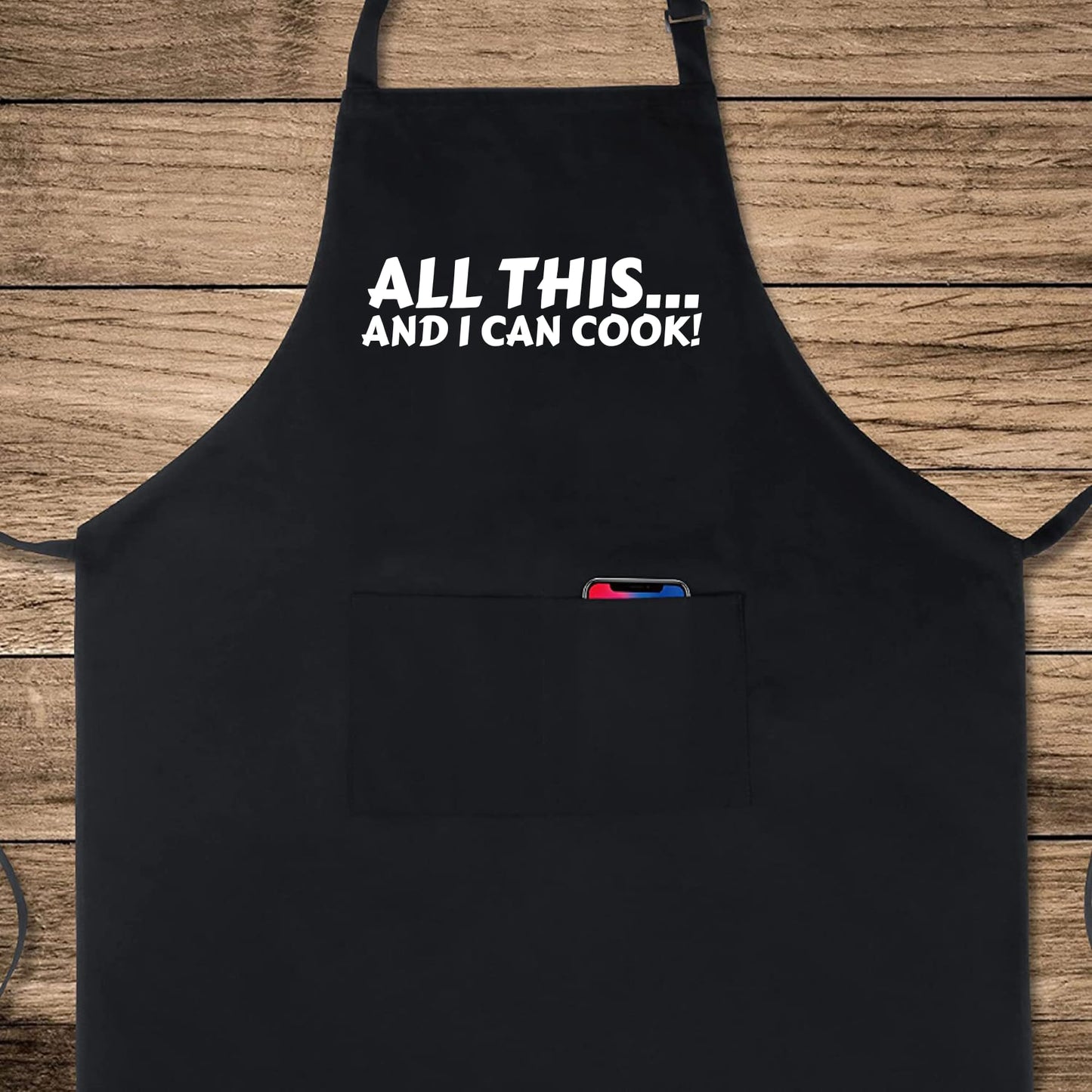 All This.. And I Can Cook Funny Aprons for men Printed Apron Gift for Her Chef Apron Kitchen Apron BBQ Apron Gift Baking Apron Father Day Gift