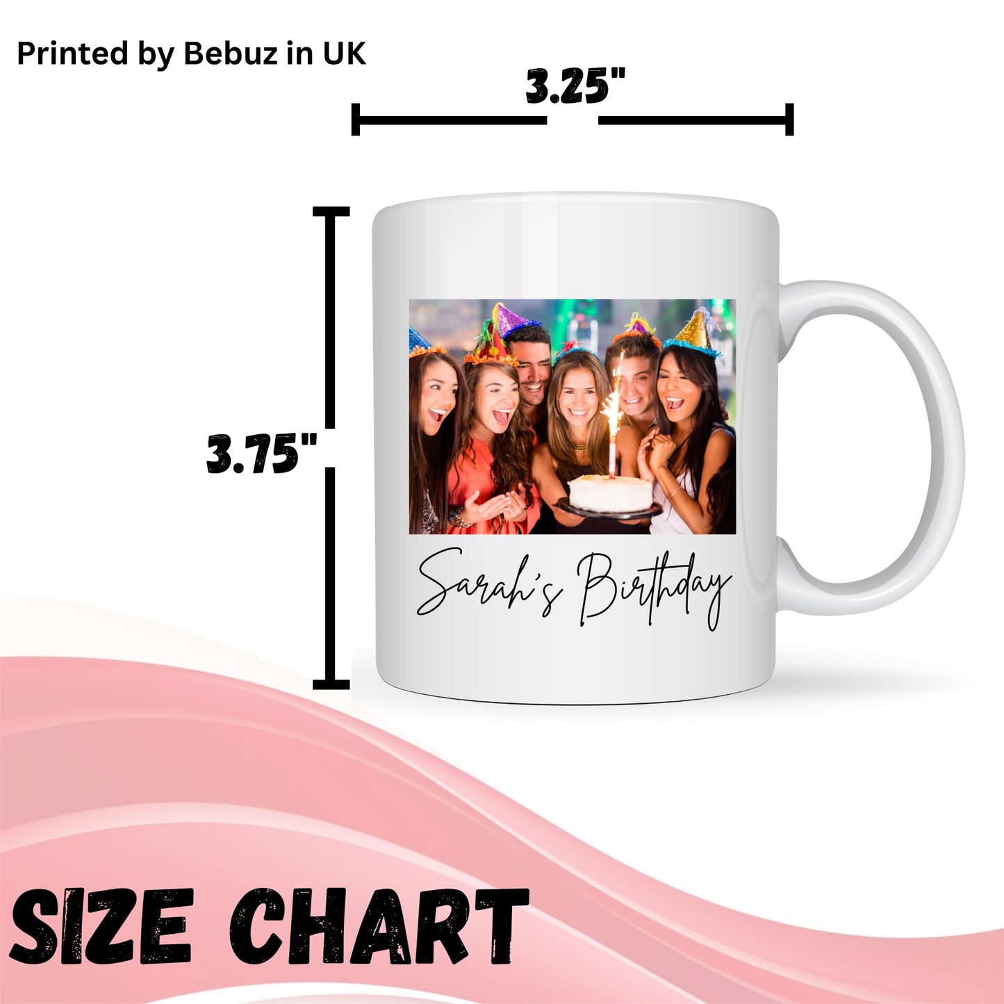 Personalized Mug - Custom Name Coffee Cup - Unique Gift for Him, Her, Birthday, Christmas - 11oz Ceramic Tea Mug