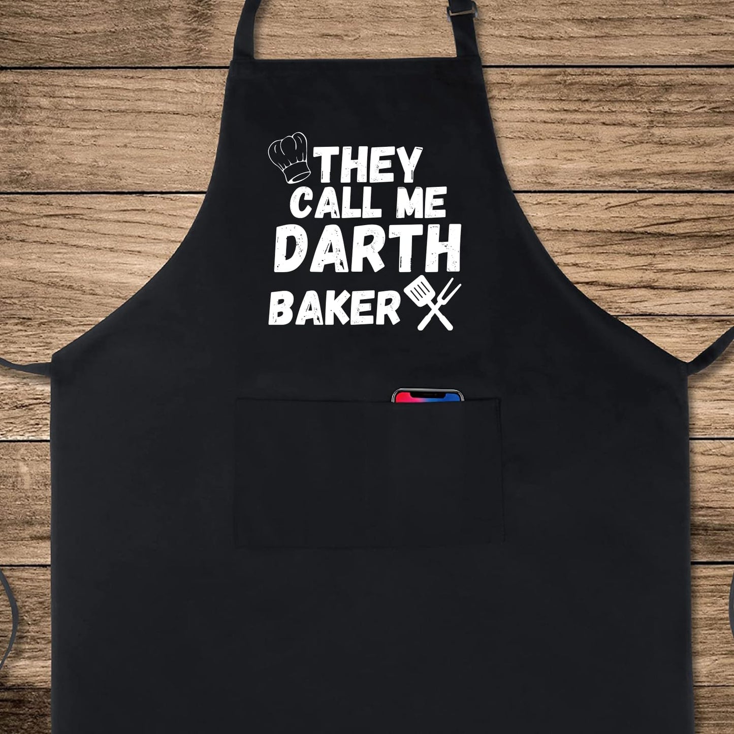 They Call Me Darth Baker Funny Aprons for men Printed Apron Gift for Her Chef Apron Kitchen Apron BBQ Apron Gift Baking Apron Father Day Gift