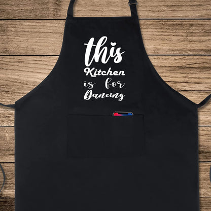 This Kitchen Is For Dancing Funny Aprons for men Printed Apron Gift for Her Chef Apron Kitchen Apron BBQ Apron Gift Baking Apron Father Day Gift