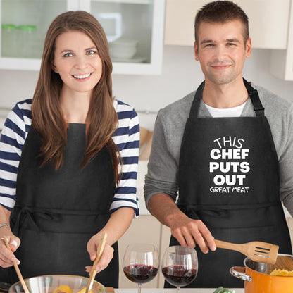 Be Buz This Chef Puts Out Great Meat Funny Aprons for men Printed Apron Gift for Her Chef Apron Kitchen Apron BBQ Apron Gift Baking Apron Father Day Gift