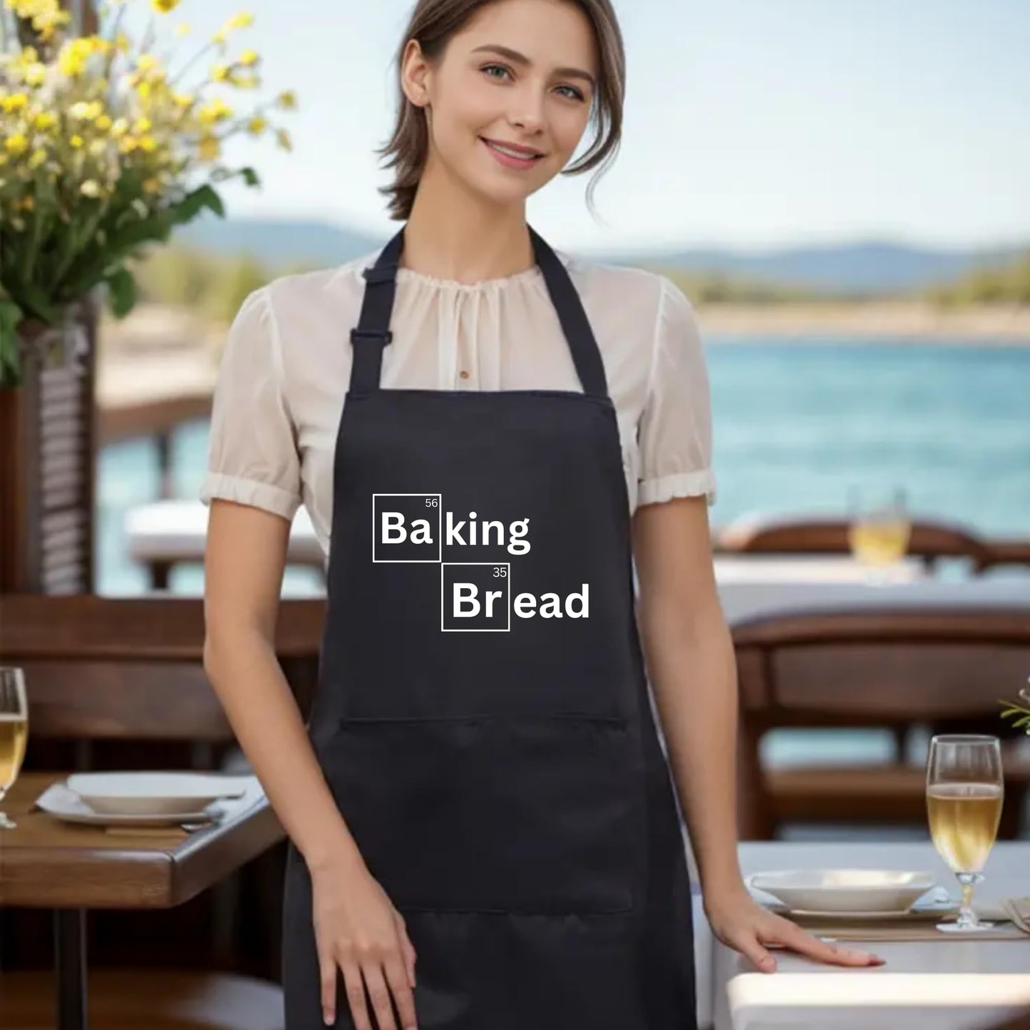 Baking Bread The Essential Bread Bakers Apron Funny Apron Dad Aprons Gift for Him Aprons for Mens Chef Apron Baking Apron Father Day Gift Black Apron
