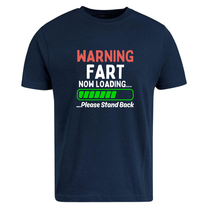 Be Buz Warning Fart Now Loading Please Stand Back T-Shirt Funny Fart Joke Shirt Gas Humor Tee for Men - Top Tee