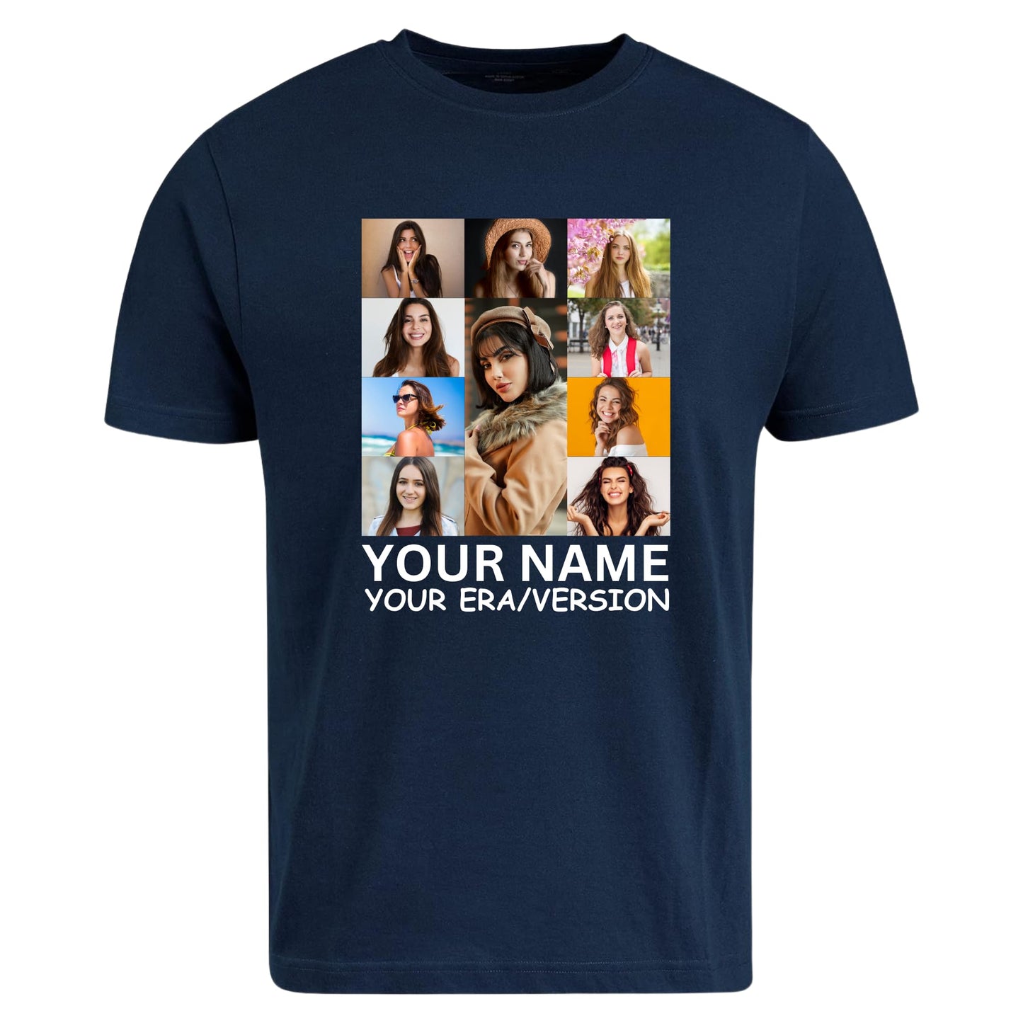 Be Buz Custom Photo T-Shirt Era's Tour Personalized Concert Shirt with Your Picture Bachelorette Party Gift for Women Men for Birthday Valentines - Top Tee