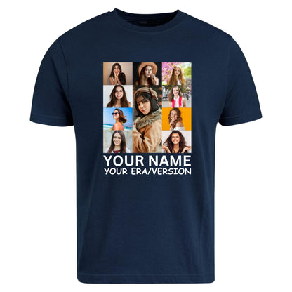 Be Buz Custom Photo T-Shirt Era's Tour Personalized Concert Shirt with Your Picture Bachelorette Party Gift for Women Men for Birthday Valentines - Top Tee