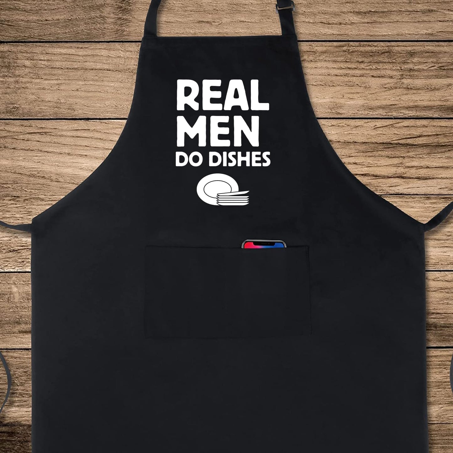 Real Men Do Dishes Funny Aprons for men Printed Apron Gift for Her Chef Apron Kitchen Apron BBQ Apron Gift Baking Apron Father Day Gift