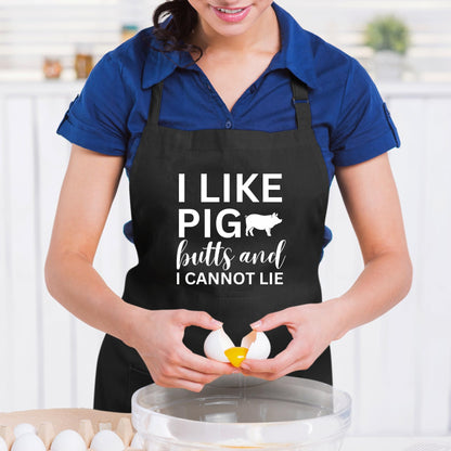 I Like Pig Butts And I Cannot Lie Funny Aprons for men Printed Apron Gift for Her Chef Apron Kitchen Apron BBQ Apron Gift Baking Apron Father Day Gift