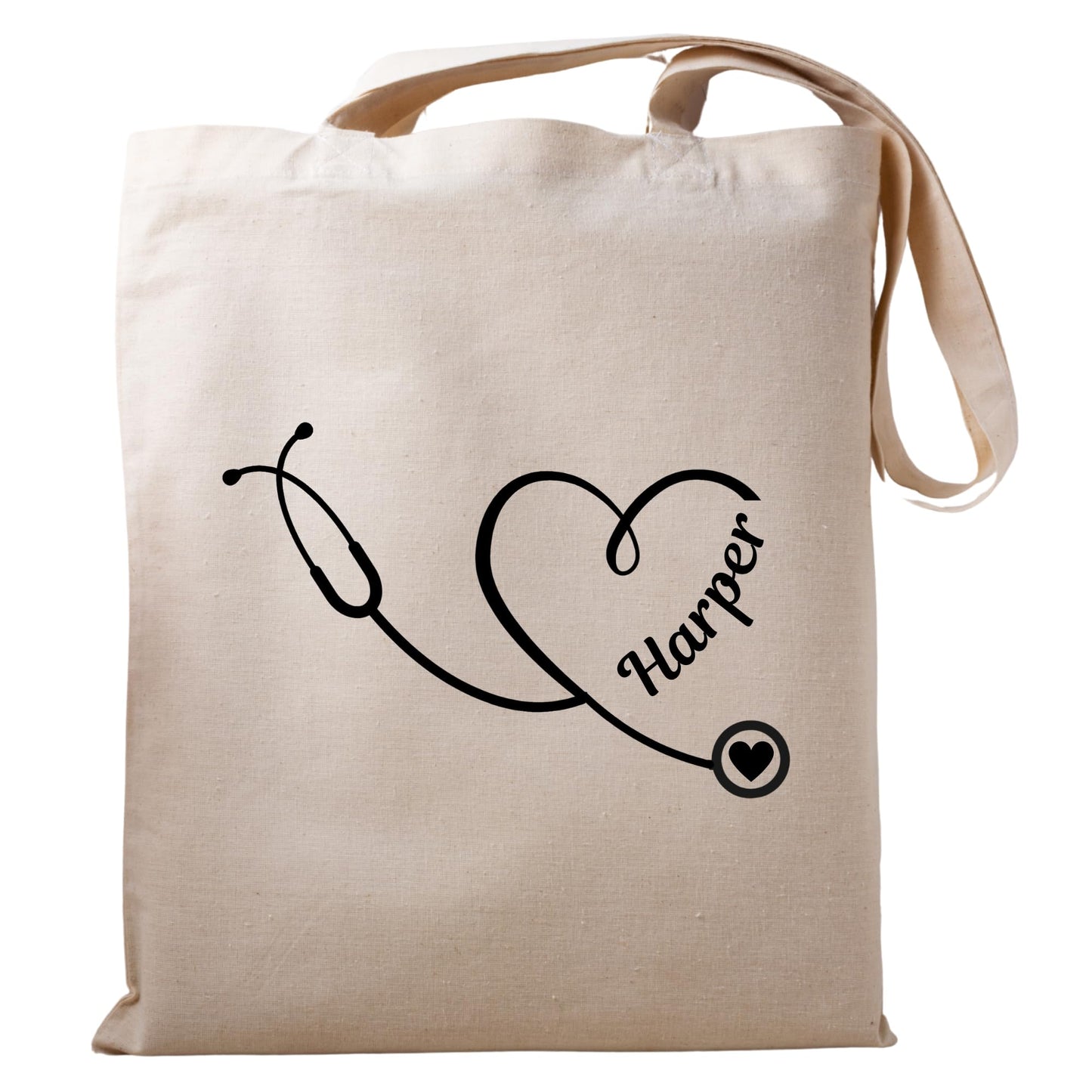 Be Buz Custom Nurse Tote Bag Personalized Graduation Gift for Nurses, Doctors, and Healthcare Staff, Custom Name, Perfect Nurse Appreciation or Graduation Gift