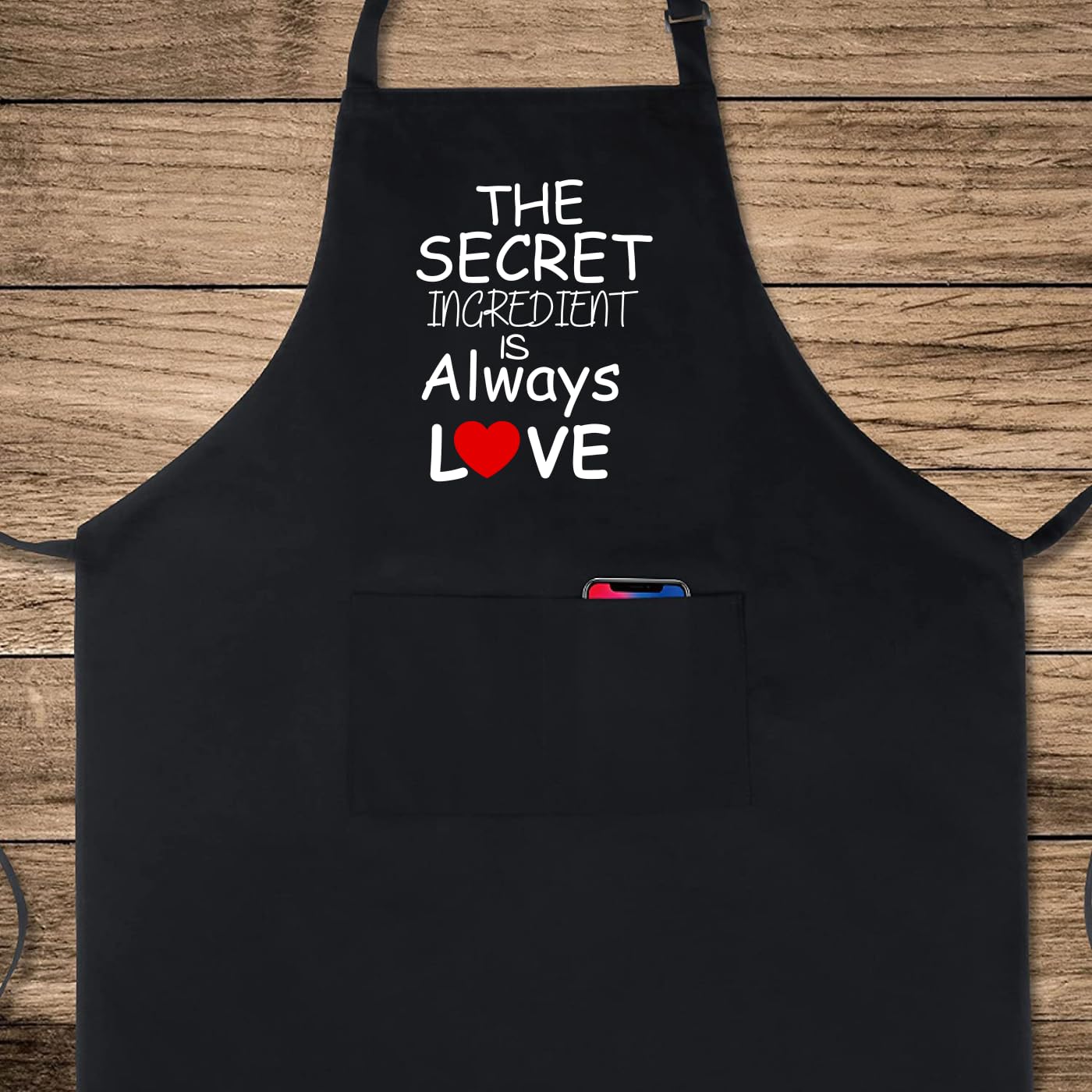 The Secret Ingredient is Always Love Funny Aprons for men Printed Apron Gift for Her Chef Apron Kitchen Apron BBQ Apron Gift Baking Apron Father Day Gift