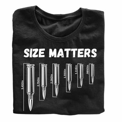 Size Matters - Funny Sarcastic T-Shirt - Top Tee