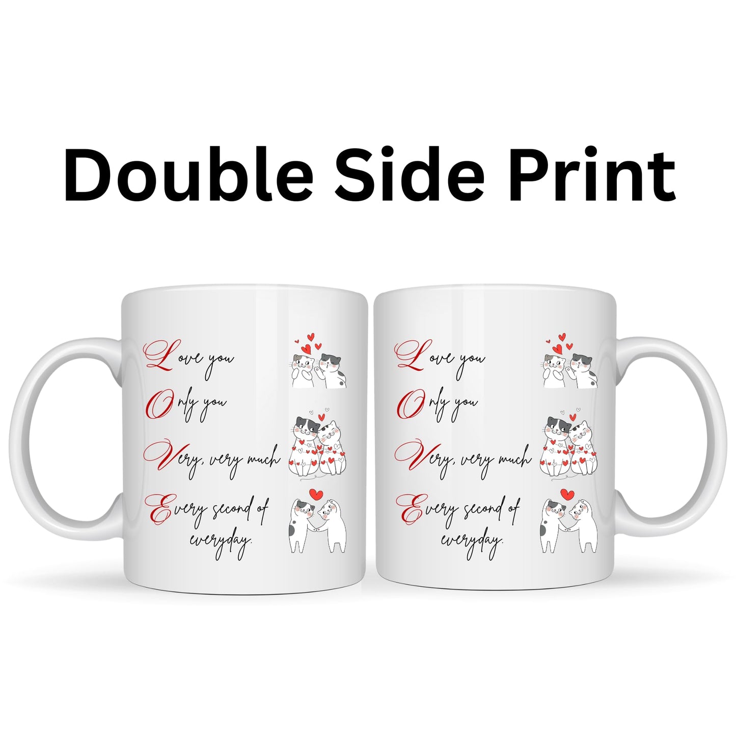 Love You Only Very Much Mug - 11oz Ceramic Coffee Cup