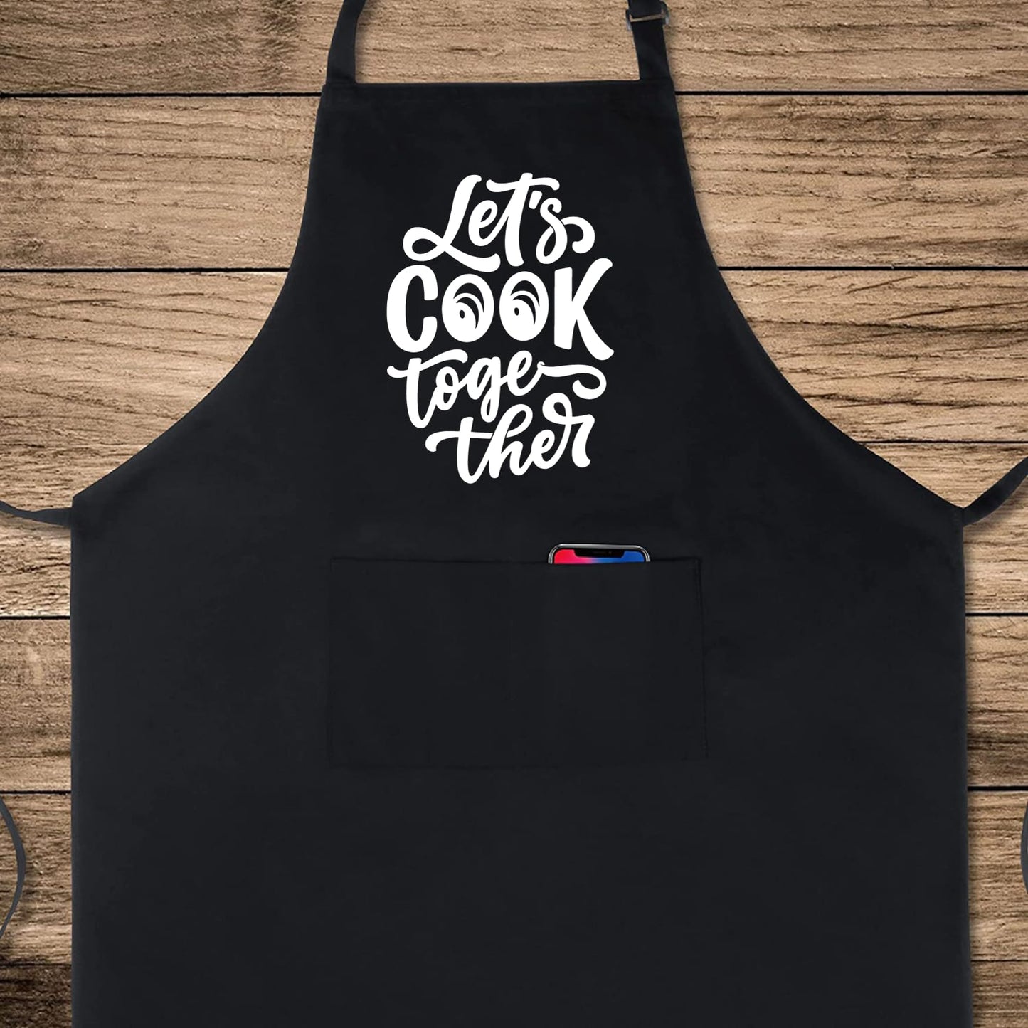 Let's Cook Together Funny Aprons for men Printed Apron Gift for Her Chef Apron Kitchen Apron BBQ Apron Gift Baking Apron Father Day Gift