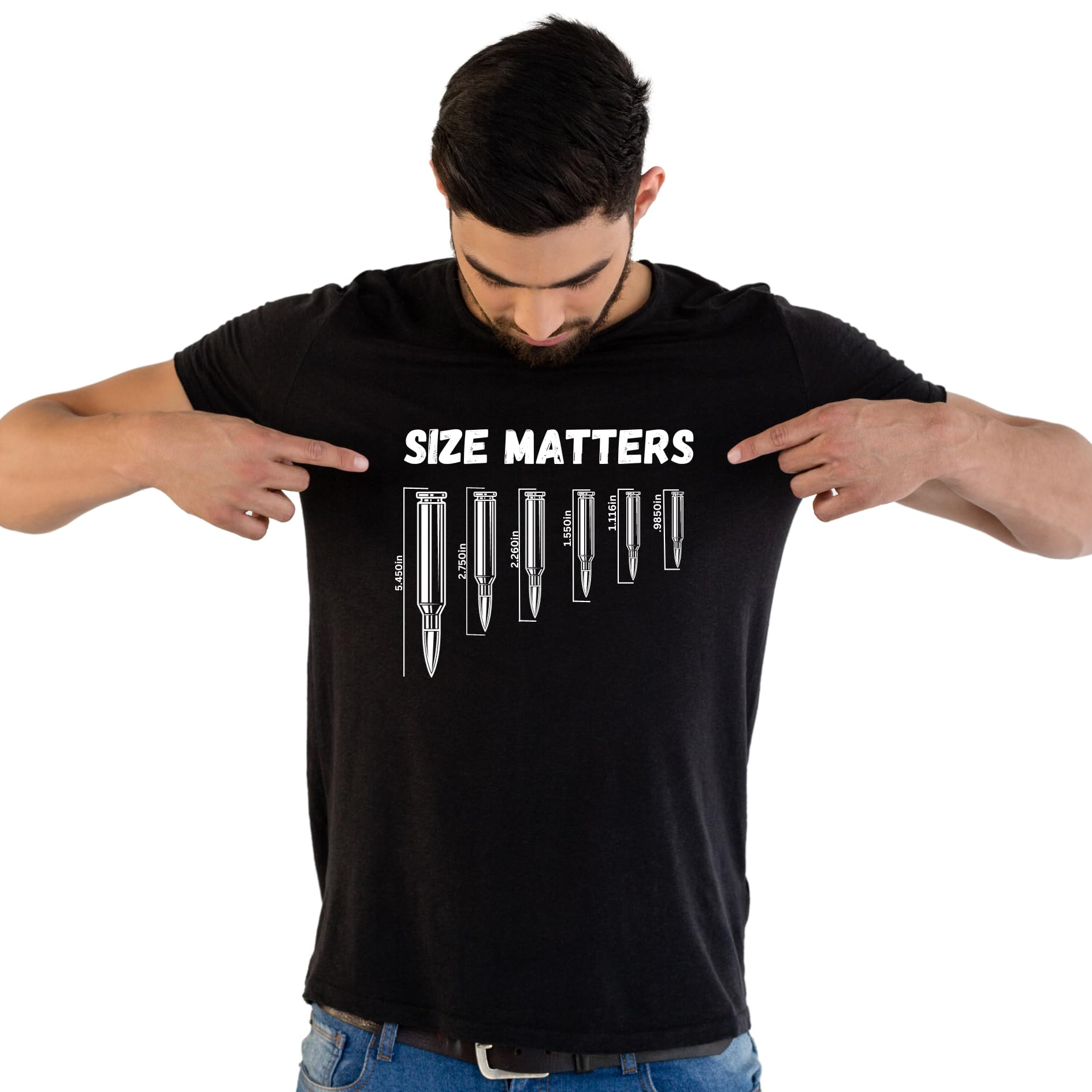 Size Matters - Funny Sarcastic T-Shirt - Top Tee