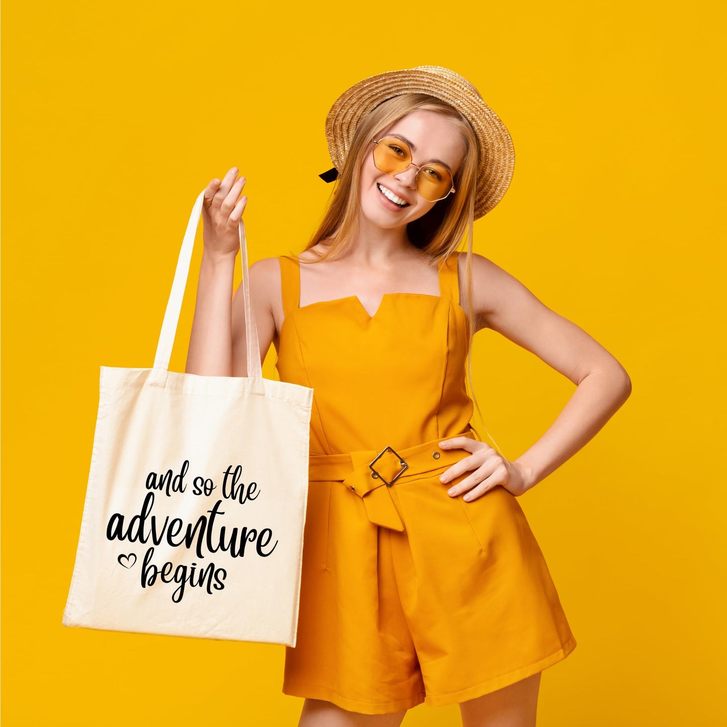 Be Buz Bridal Shower Gifts for Bride And So the Adventure Begins tote bag Reusable Casual Bag for Work Shopping Travel