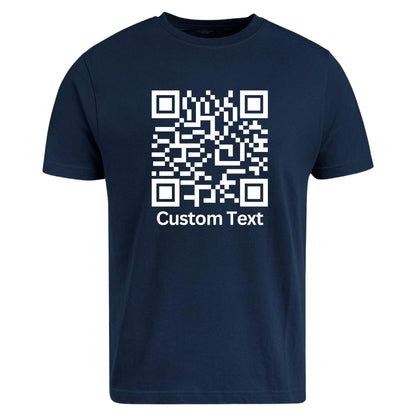 Be Buz Custom QR Code T-Shirt Customized Your Own Qr Shirt Personalized Tee for Men and Women - Top Tee