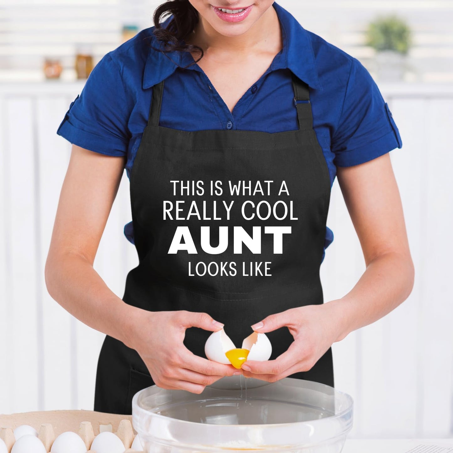 This is what a really cool Aunt looks like Funny Aprons for men Printed Apron Gift for Her Chef Apron Kitchen Apron BBQ Apron Gift Baking Apron Father Day Gift